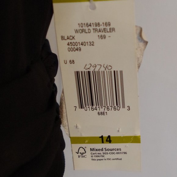 NWT Evan Picone Black chiffon cocktail dress, size 14 - Picture 6 of 7